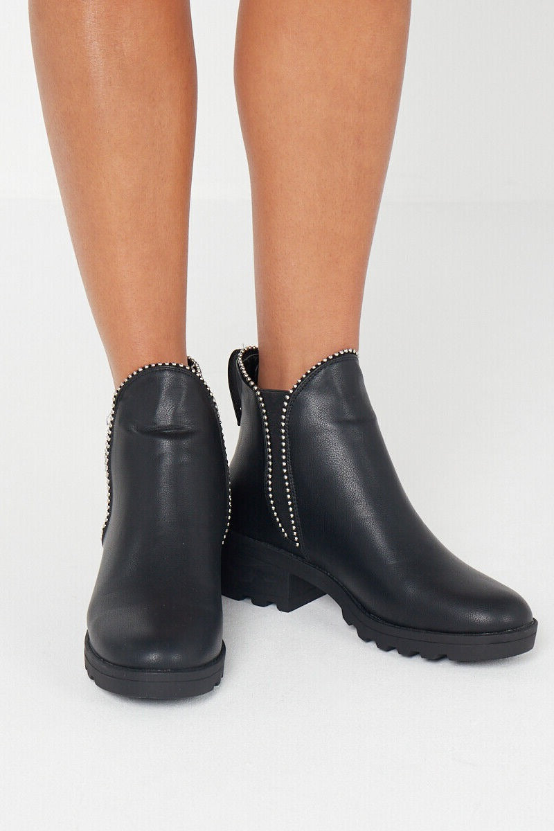 Chelsea studded hot sale ankle boots