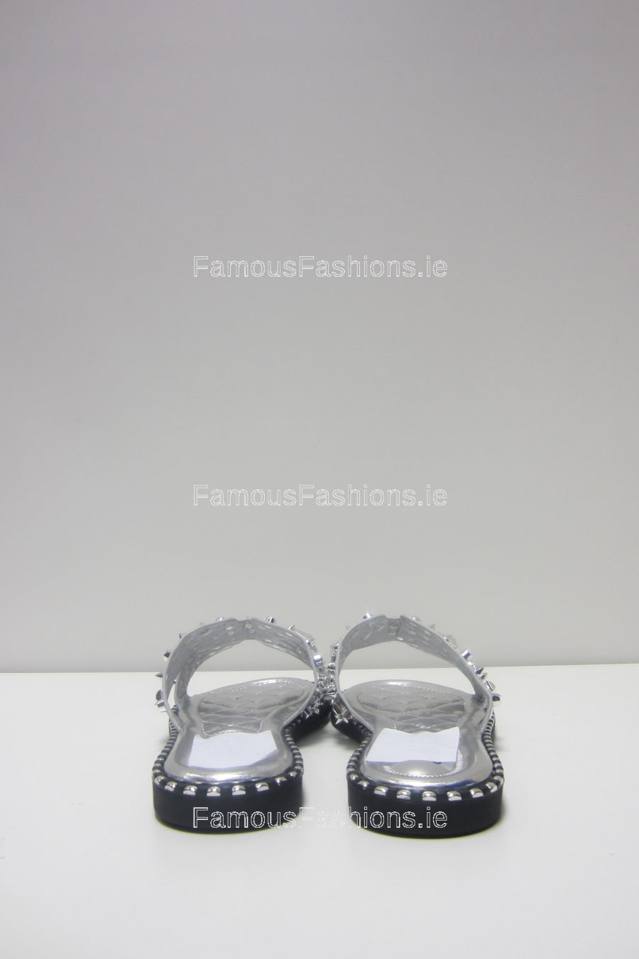 Silver Diamante Detail Slider