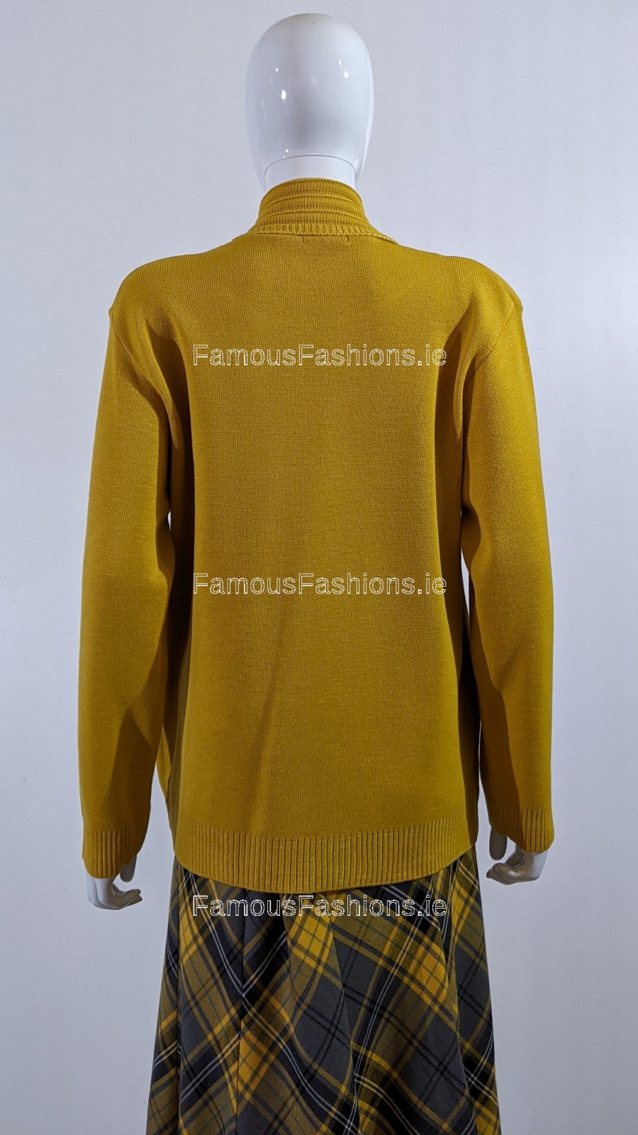 Mustard Stripe Twinset Jumper