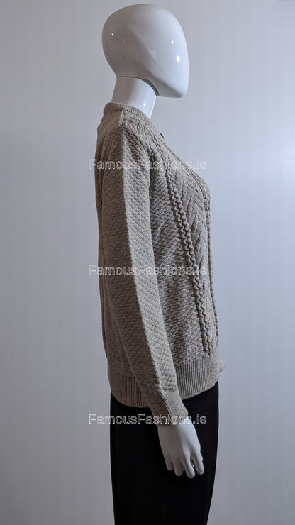 Stone Button Up Design Cardigan